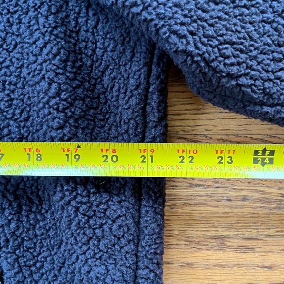 SOLD Patagonia Black Sherpa Fleece Zip Up Jacket Top   Mens Size Large - Picture 8 of 9